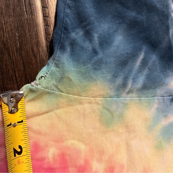Psychedelic Tie Dye Cat Tee Tshirt Vintage VNT - Picture 3 of 4
